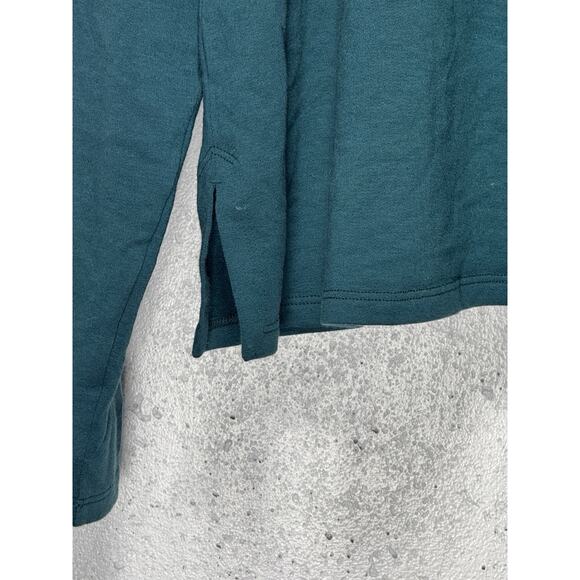 Eileen Fisher Turquois Knit Round Neck Blouse XXS Runs Large. - Picture 2 of 6